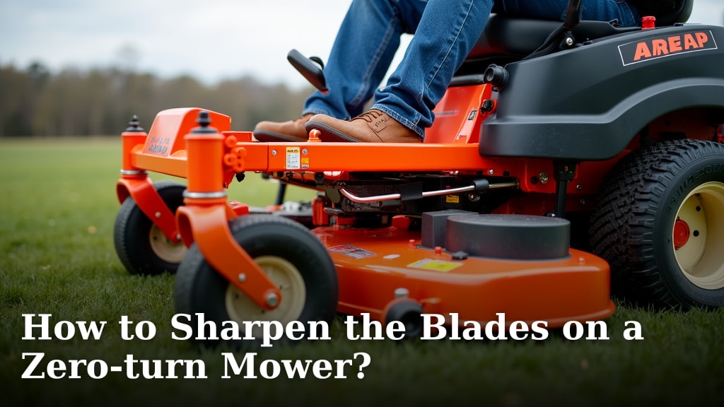 How to Sharpen the Blades on a Zero-turn Mower?