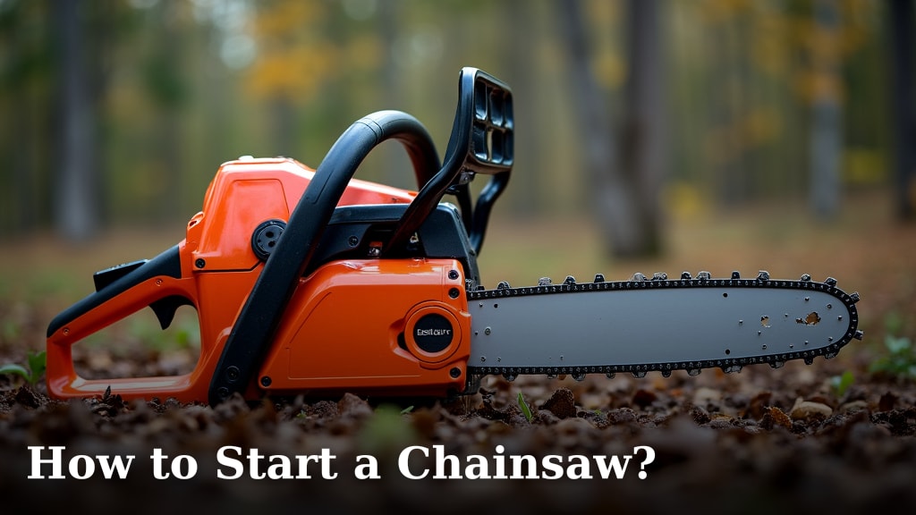 How to Start a Chainsaw?