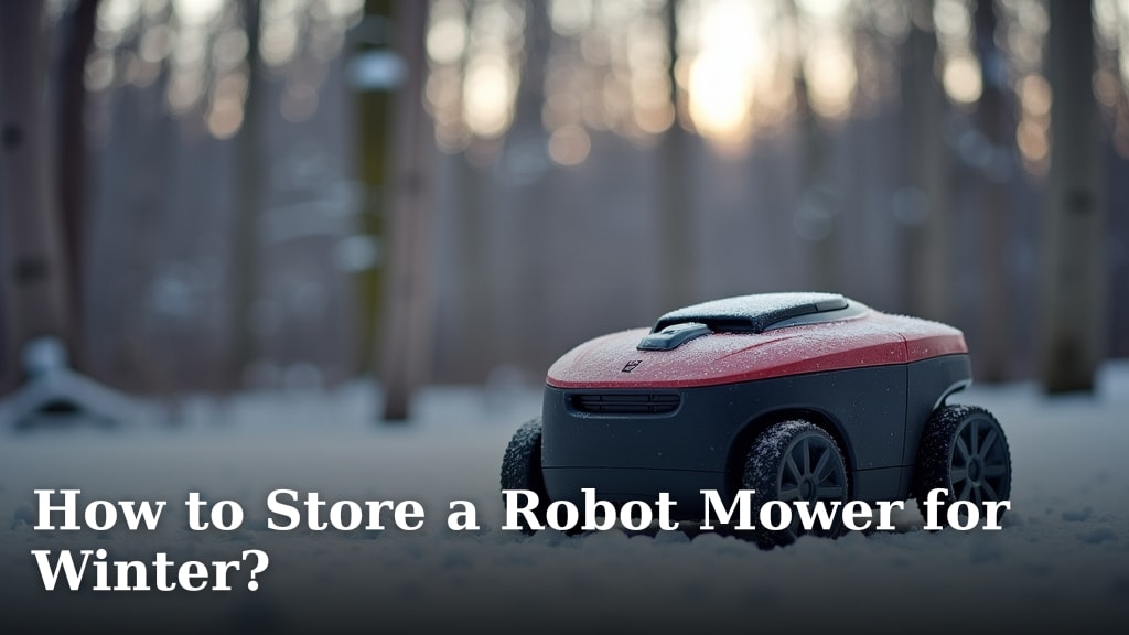 How to Store a Robot Mower for Winter?