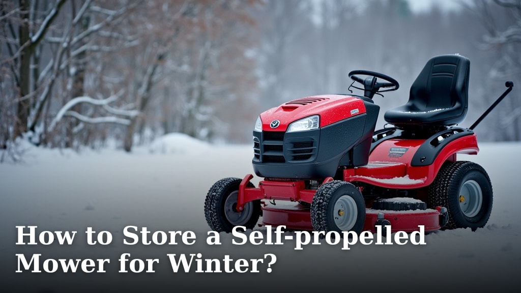 How to Store a Self-propelled Mower for Winter?