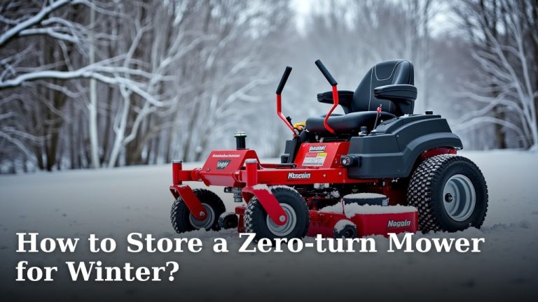 How to Store a Zero-turn Mower for Winter?