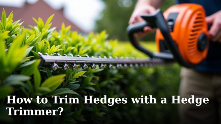 How to Trim Hedges with a Hedge Trimmer?