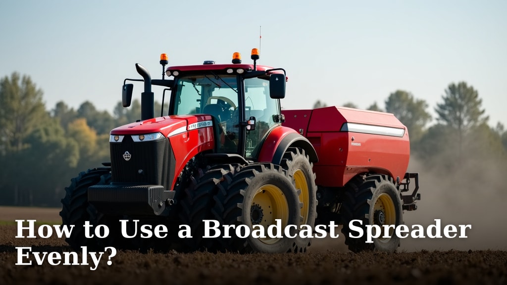 How to Use a Broadcast Spreader Evenly?