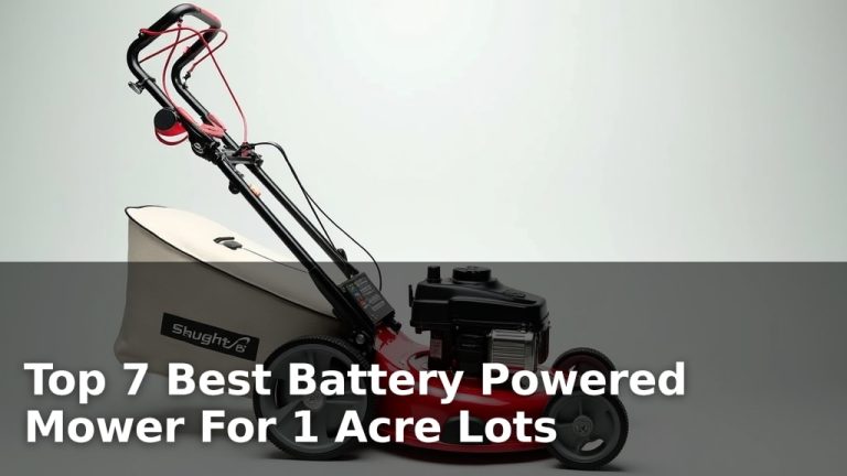Top 7 Best Battery Powered Mower For 1 Acre Lots