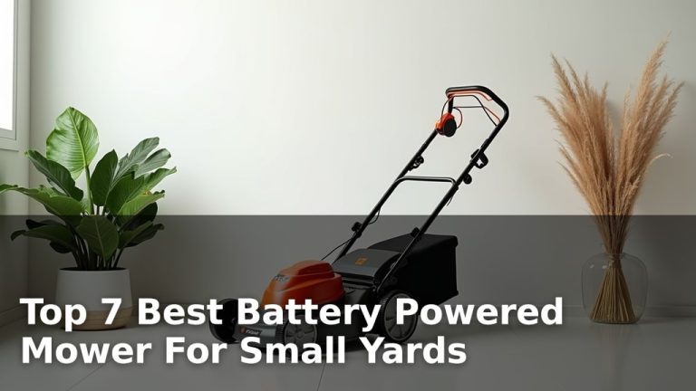 Top 7 Best Battery Powered Mower For Small Yards
