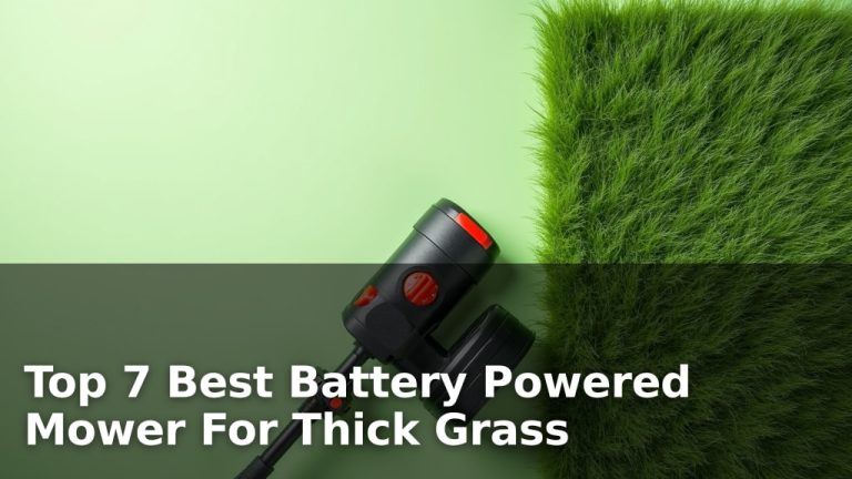 Top 7 Best Battery Powered Mower For Thick Grass