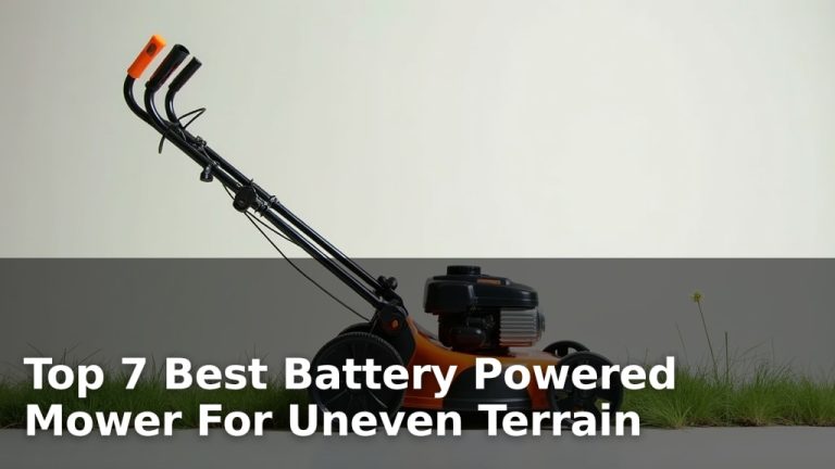 Top 7 Best Battery Powered Mower For Uneven Terrain