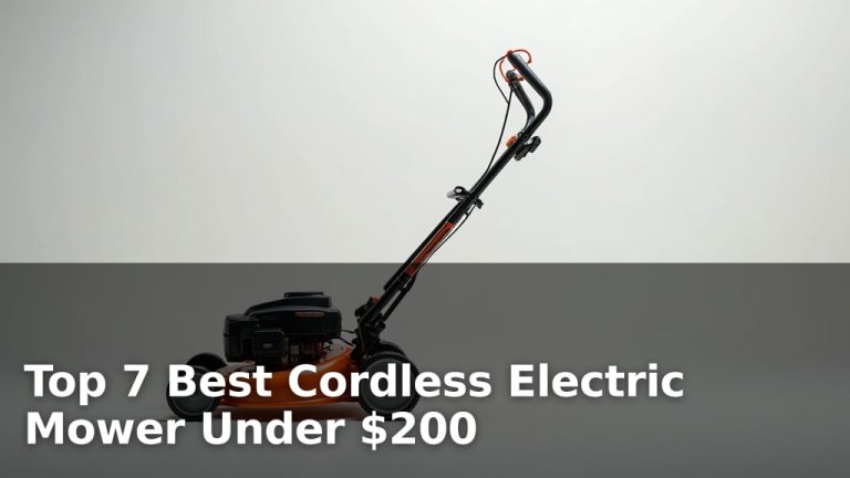 Top 7 Best Cordless Electric Mower Under $200