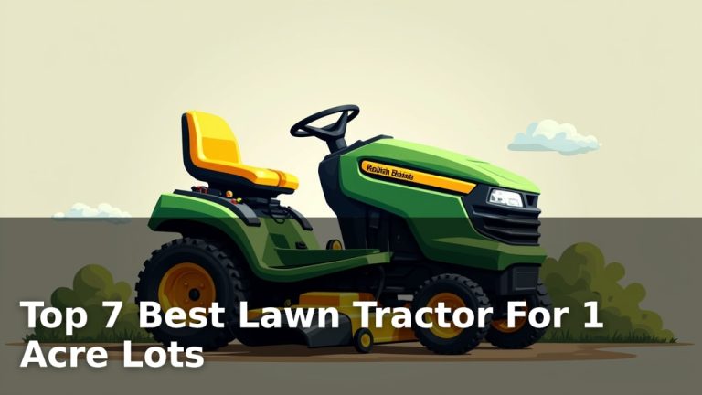 Top 7 Best Lawn Tractor For 1 Acre Lots