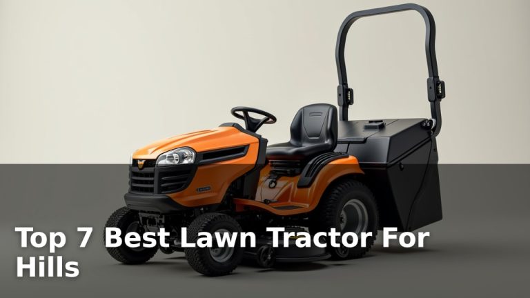 Top 7 Best Lawn Tractor For Hills