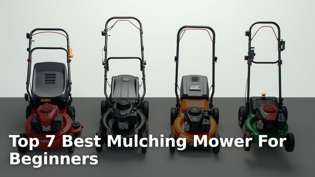 Top 7 Best Mulching Mower For Beginners