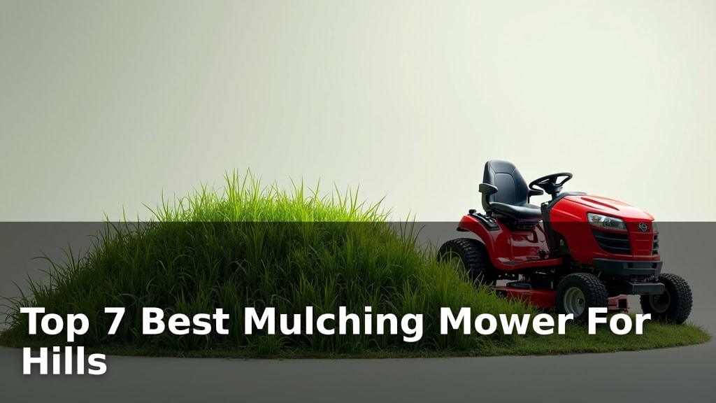 Top 7 Best Mulching Mower For Hills