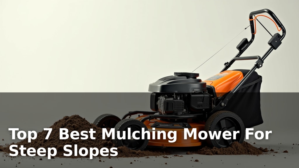 Top 7 Best Mulching Mower For Steep Slopes