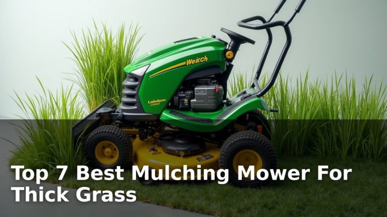 Top 7 Best Mulching Mower For Thick Grass