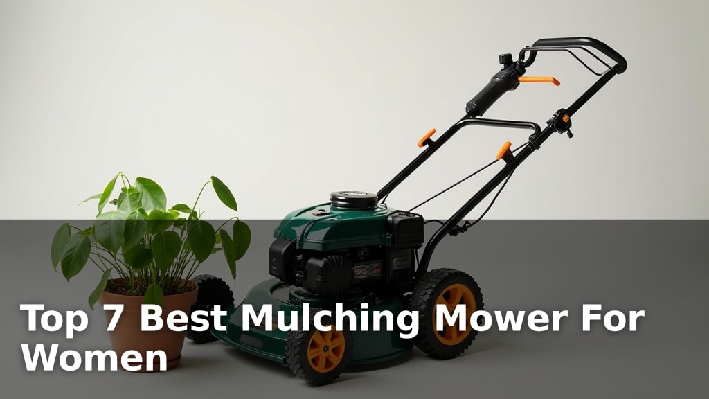 Top 7 Best Mulching Mower For Women