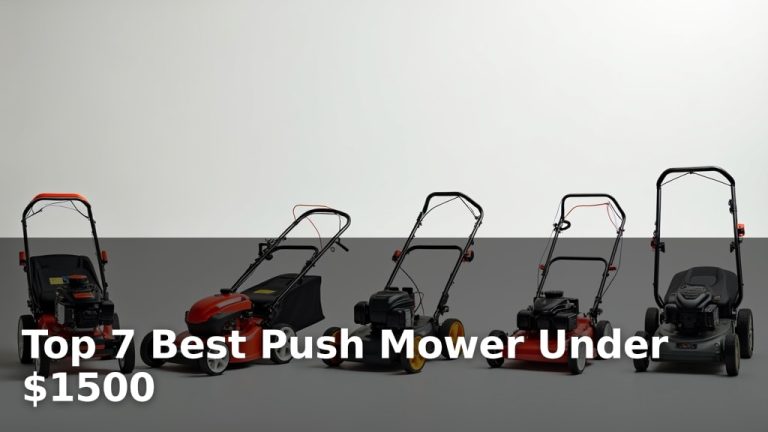 Top 7 Best Push Mower Under $1500