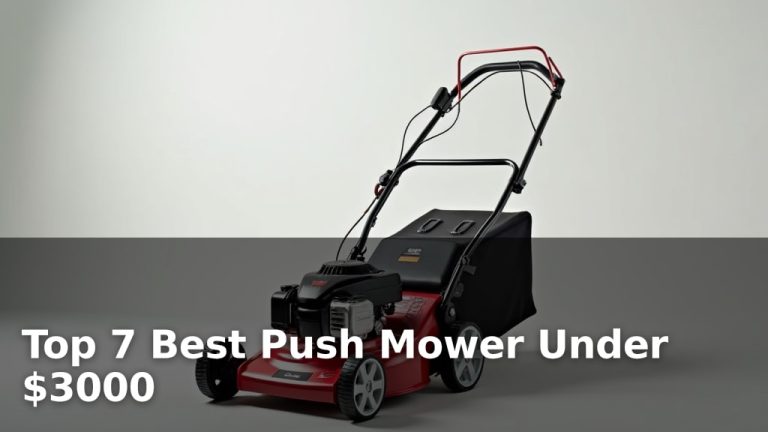 Top 7 Best Push Mower Under $3000