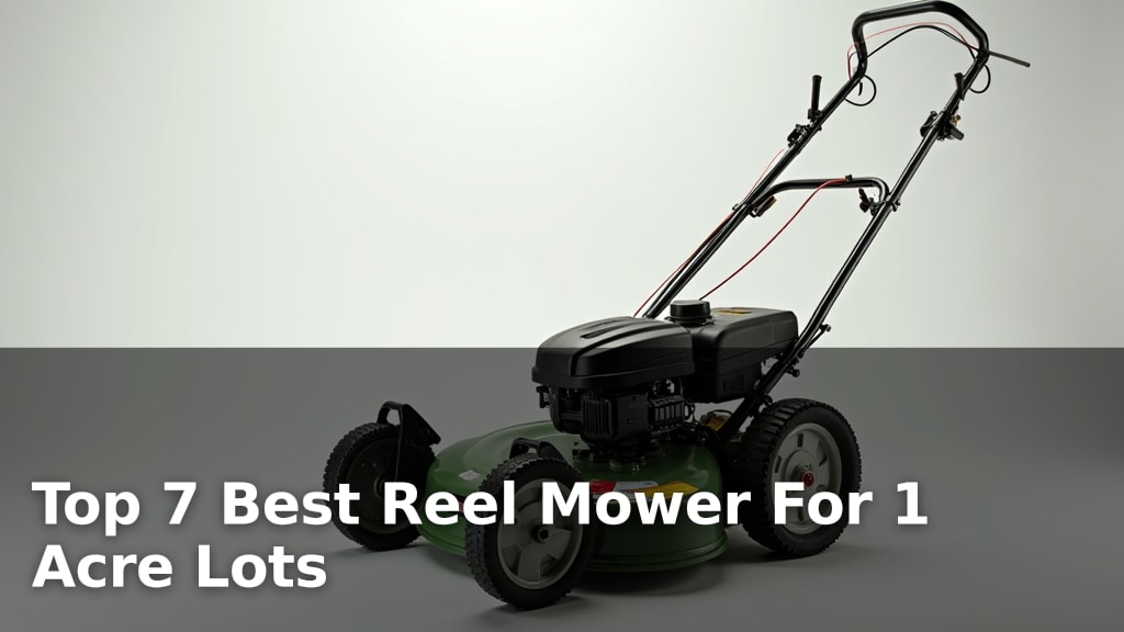 Top 7 Best Reel Mower For 1 Acre Lots
