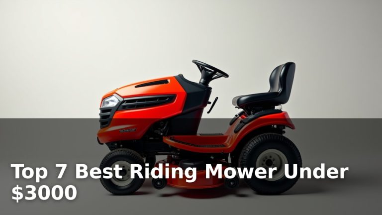 Top 7 Best Riding Mower Under $3000