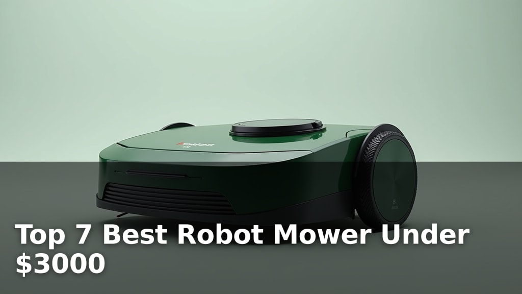 Top 7 Best Robot Mower Under $3000