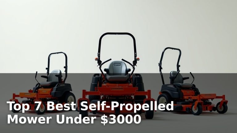 Top 7 Best Self-Propelled Mower Under $3000