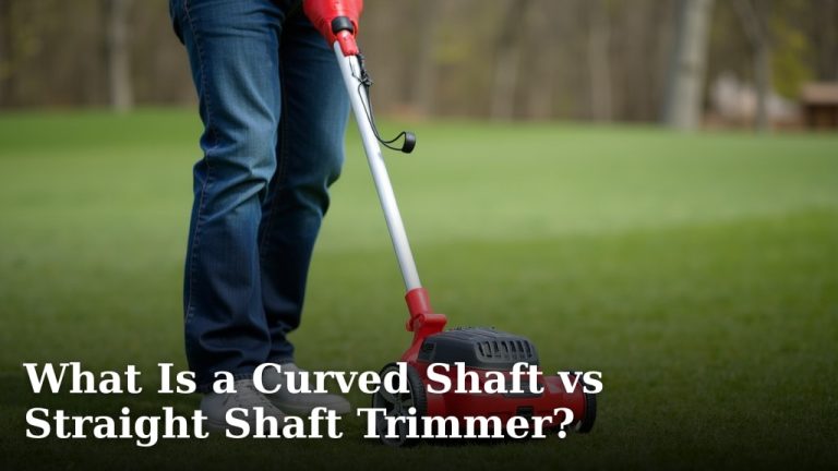 What Is a Curved Shaft vs Straight Shaft Trimmer?