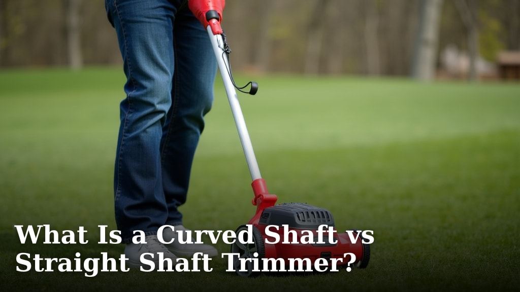 What Is a Curved Shaft vs Straight Shaft Trimmer?