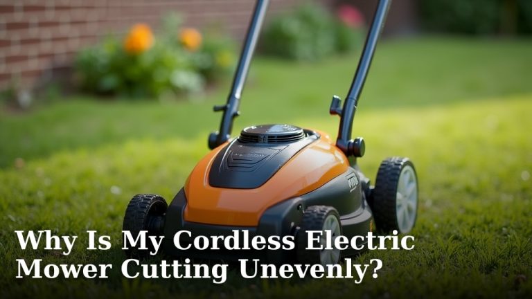 Why Is My Cordless Electric Mower Cutting Unevenly?