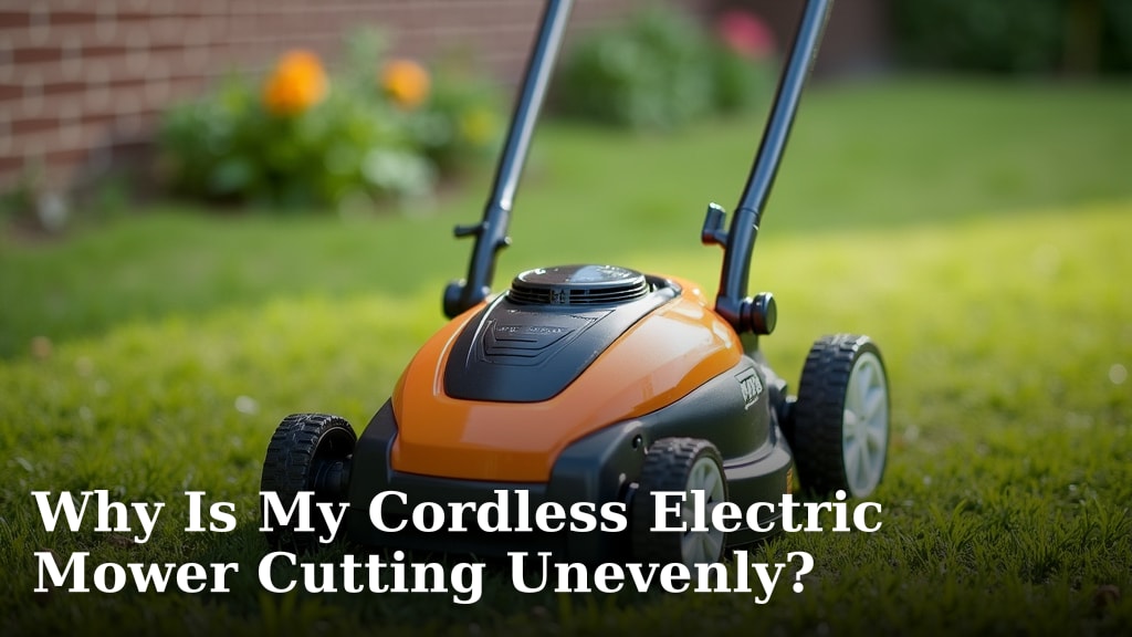 Why Is My Cordless Electric Mower Cutting Unevenly?
