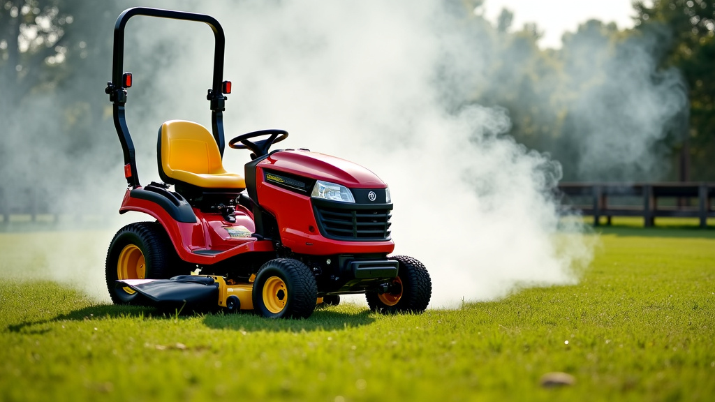 Troubleshooting Smoke Coming From Your Lawn Tractor