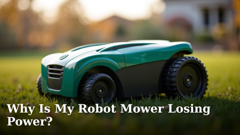 Why Is My Robot Mower Losing Power?