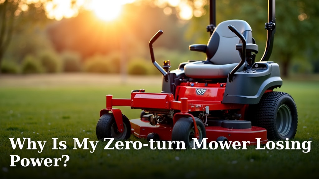 Why Is My Zero-turn Mower Losing Power?
